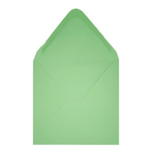 Clariana Pale Green Envelope 155mm Square Open