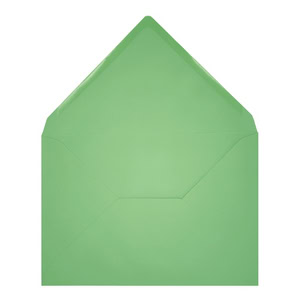 Clariana Pale Green Envelope C6 Open