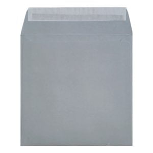 Clariana Pale Grey Envelope 155mm Square Wallet Open