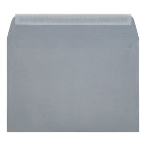 Clariana Pale Grey Envelope C6 Wallet Open