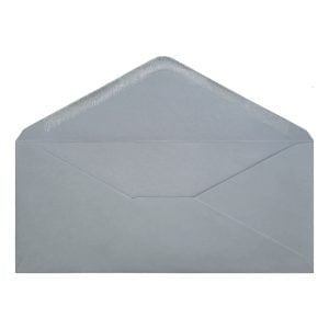 Clariana Pale Grey Envelope Letterbox Open
