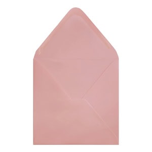 Clariana Pale Pink Envelope 130mm Square Open