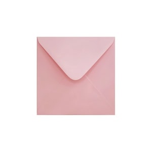 Clariana Pale Pink Envelope 130mm Square Ratio