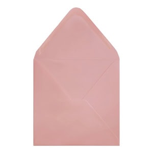 Clariana Pale Pink Envelope 155mm Square Open