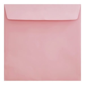 Clariana Pale Pink Envelope 155mm Square Wallet Closed