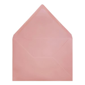 Clariana Pale Pink Envelope C6 Open