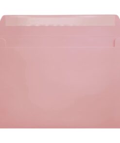 Clariana Pale Pink Envelope C6 Wallet Open