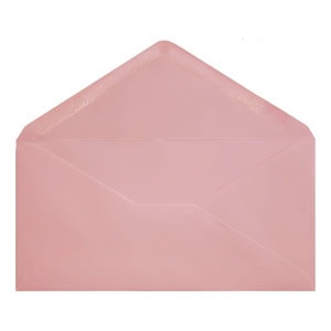 Clariana Pale Pink Envelope Dl Open