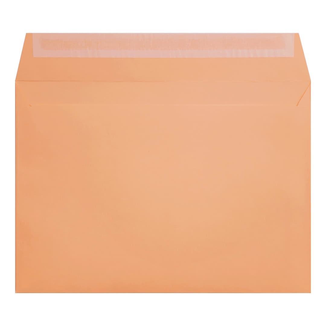 Clariana Pale Salmon Envelope C5 Wallet Open