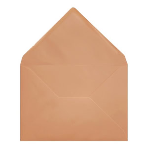 Clariana Pale Salmon Envelope C7 Open