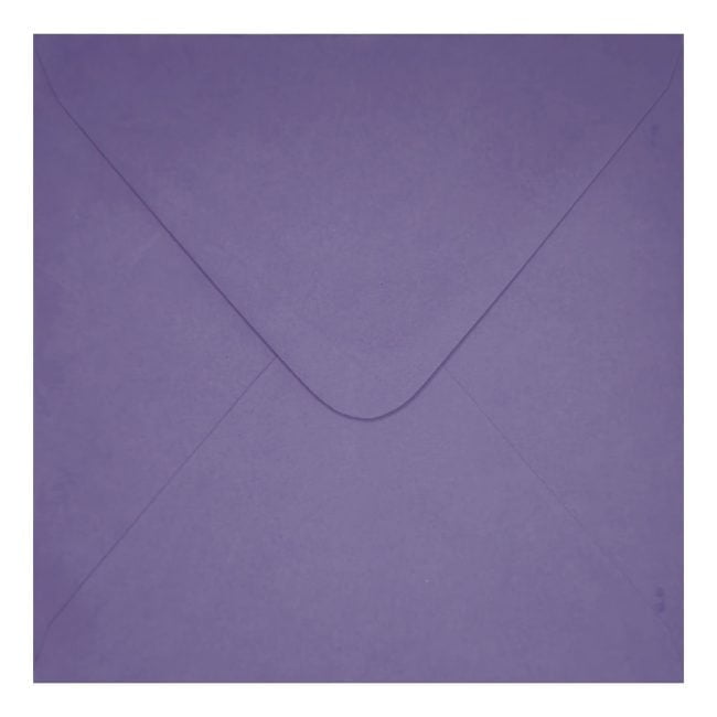 Clariana Purple Envelope 155mm Square Closed