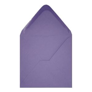 Clariana Purple Envelope 155mm Square Open