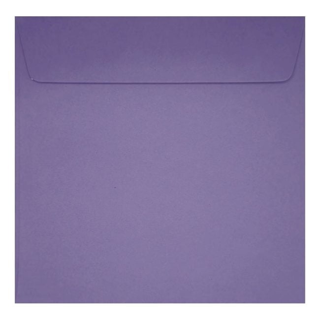 Clariana Purple Envelope 155mm Square Wallet Closed