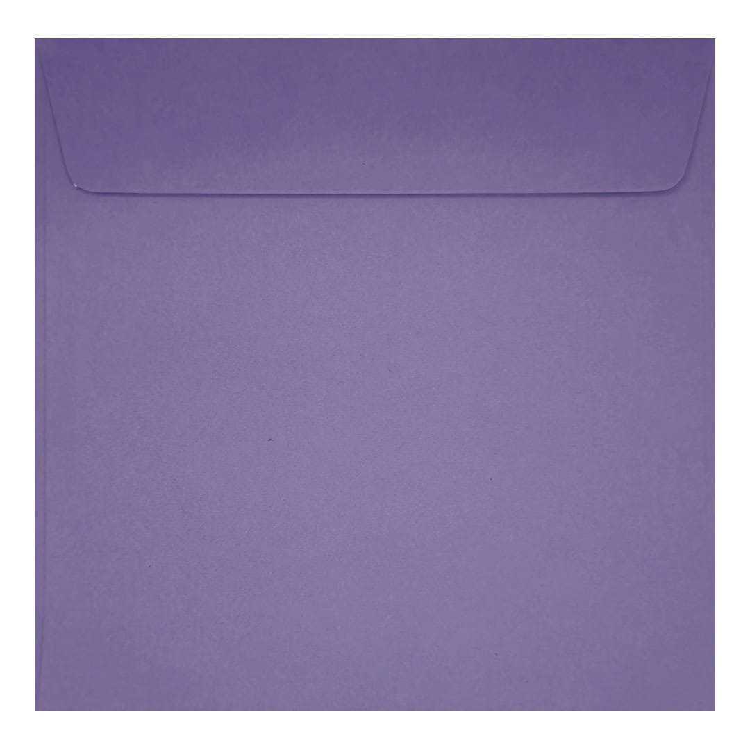 Clariana Purple Envelope 155mm Square Wallet Closed