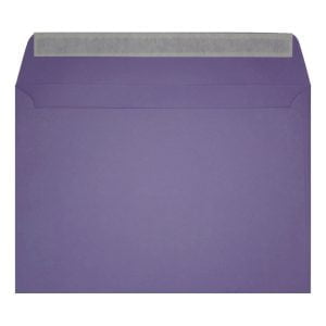 Clariana Purple Envelope C5 Wallet Open