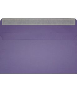 Clariana Purple Envelope Dl Wallet Open