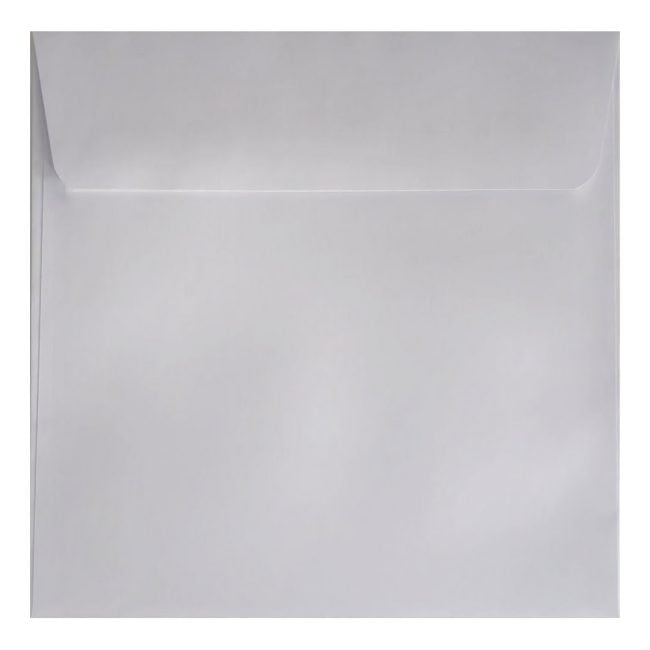 Clariana White Envelope 220mm Square Wallet Closed