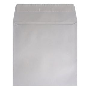 Clariana White Envelope 220mm Square Wallet Open
