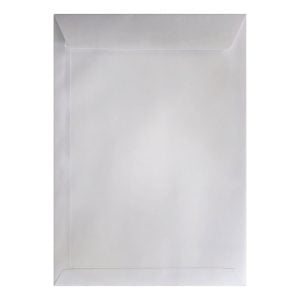 Clariana White Envelope C4 Pocket Closed