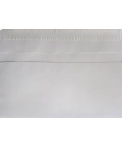 Clariana White Envelope Dl Wallet Open