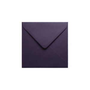 Aubergine Envelope 130mm Square Ratio