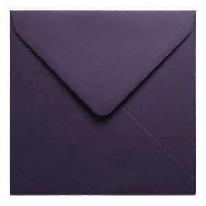 Aubergine Envelope 155mm Square Closed