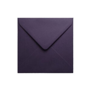 Aubergine Envelope 155mm Square Ratio