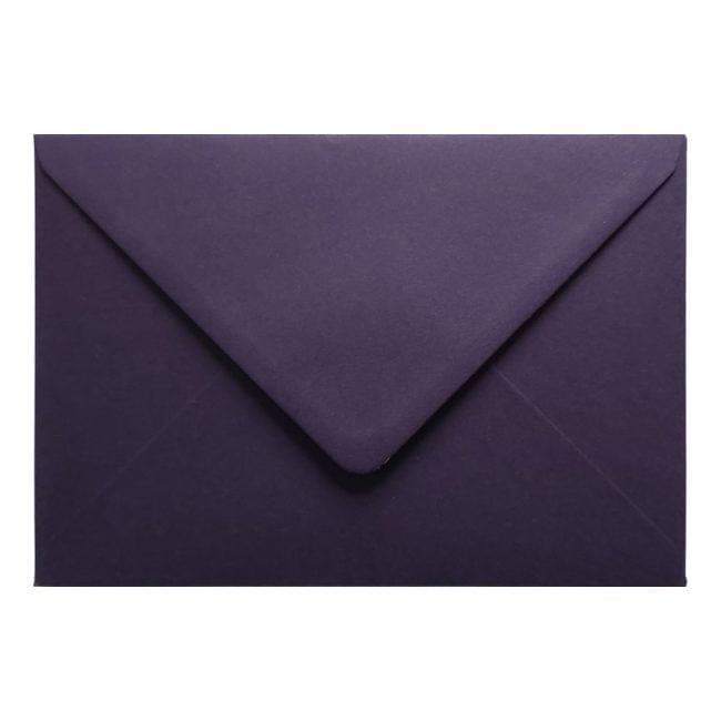 Aubergine Envelope A5 Closed