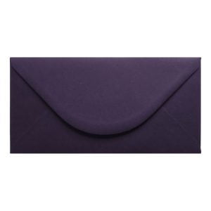 Aubergine Envelope Dl Closed