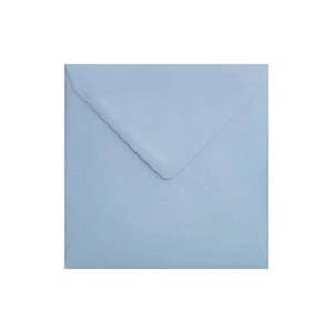 Baby Blue Envelope 155mm Square Ratio