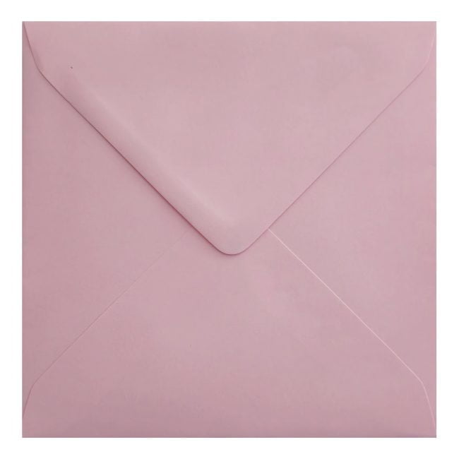 Baby Pink Envelope 130mm Square Closed