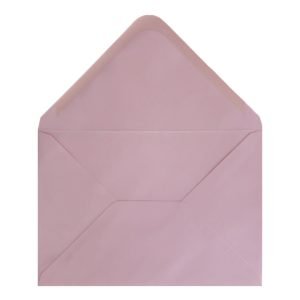 Baby Pink Envelope 5x7 Open