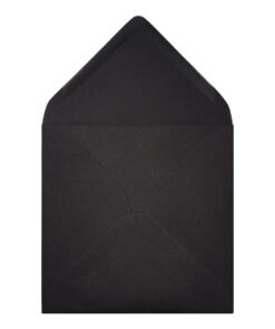 Black Envelope 155mm Square Open