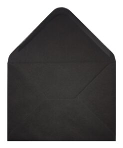 Black Envelope 5x7 Open