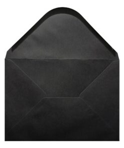 Black Envelope A5 Open