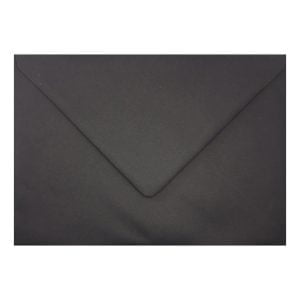 Black Envelope C6 Closed