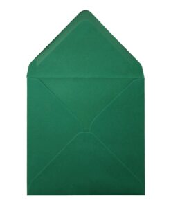 Brooklands Green Envelope 130mm Square Open