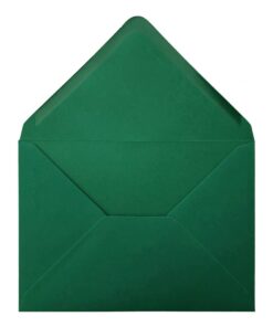 Brooklands Green Envelope 5x7 Open