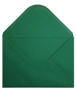 Brooklands Green Envelope A5 Open