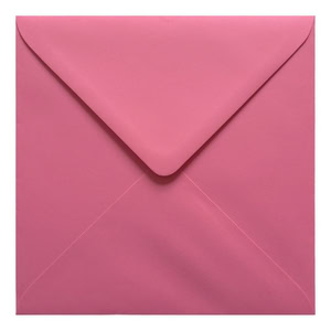 Bubblegum Pink Envelope 130mm Square Closed