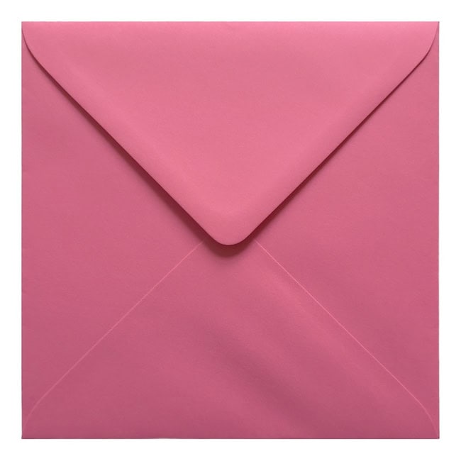 Bubblegum Pink Envelope 130mm Square Closed