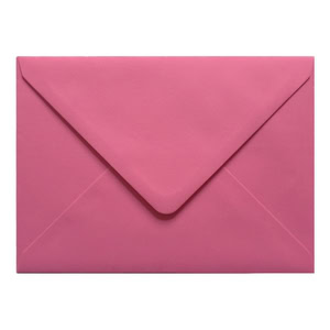 Bubblegum Pink Envelope 5x7 Closed