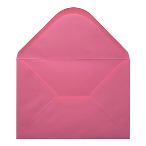 Bubblegum Pink Envelope A5 Open