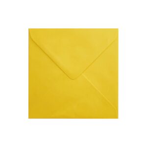 Canary Yellow Envelope 155mm Square Ratio