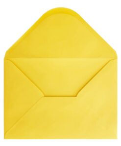 Canary Yellow Envelope A5 Open