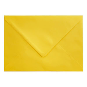Canary Yellow Envelope C6 Closed