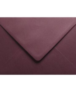 Claret Red Envelope 5x7 Closed