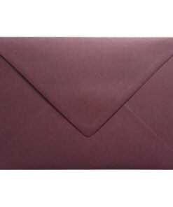 Claret Red Envelope B6 Closed