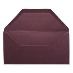 Claret Red Envelope Dl Open