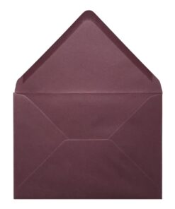 Claret Red Envelope Rsvp Open